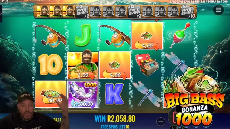 Big Bass Bonanza da Pragmatic Play no APP P9BET