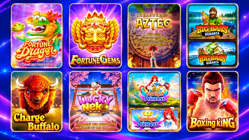 Jogos em alta no APP P9BET